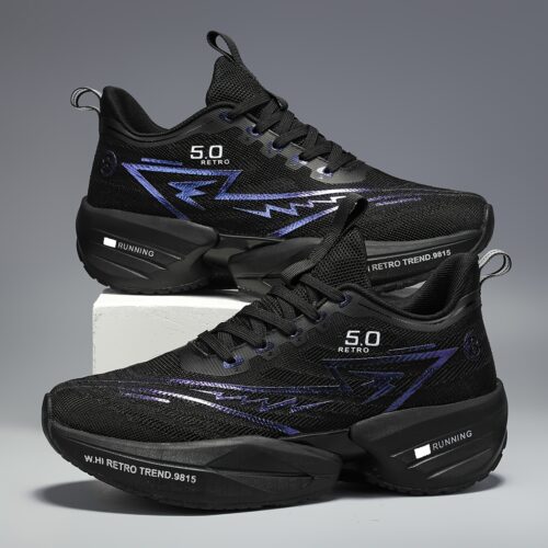 Baskets de Course Tendance - Dégradé Bleu à Rose, Respirant