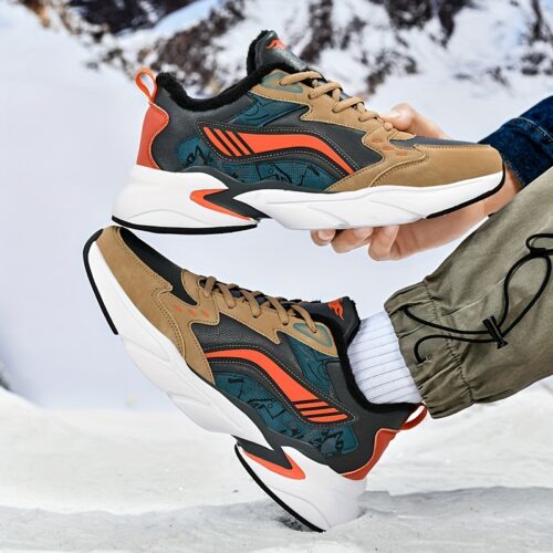 Bottes Courtes Chaudes d'Hiver pour Hommes