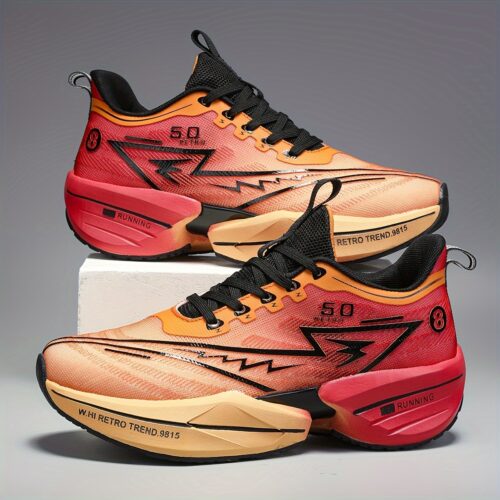 Baskets de Course Tendance - Dégradé Bleu à Rose, Respirant