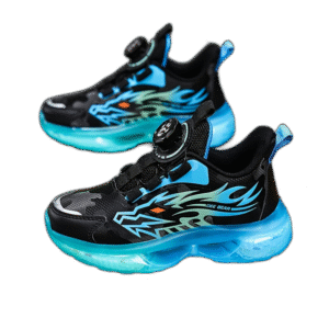 Baskets basses à lacets pour garçons avec motif rayé