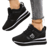 Chaussures de Sport à Plateforme Épaisse pour Femmes