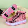 product-fancy-2f429760-5ff7-41d7-ac7f-50975a5c6995 Chaussures de sport lumineuses pour enfants, patins à roulettes