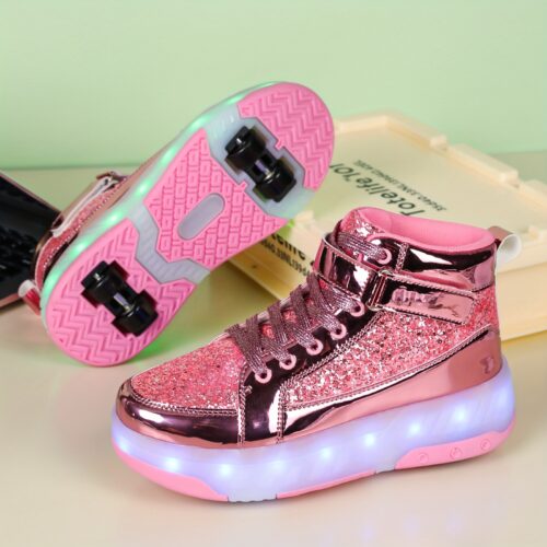 product-fancy-2f429760-5ff7-41d7-ac7f-50975a5c6995 Chaussures de sport lumineuses pour enfants, patins à roulettes