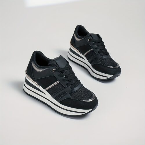 product-fancy-7546b625-6cce-48b8-b7df-bcfb541b5486 Escarpins Compensés Blancs Baskets à Plateforme Femme