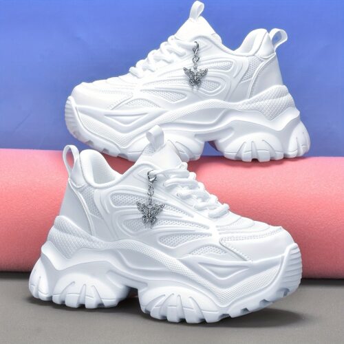 Chaussures de Sport pour Femmes avec Pendentif Papillon