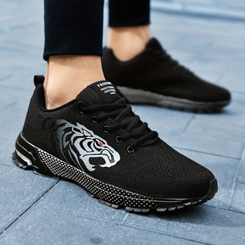 product-fancy-b6834cc4-9112-467e-ae5d-bdda4e75055a Chaussures Sport Mode Homme tissu Respirant avec Imprimé Animal