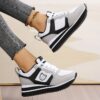 Chaussures de Sport à Plateforme Épaisse pour Femmes