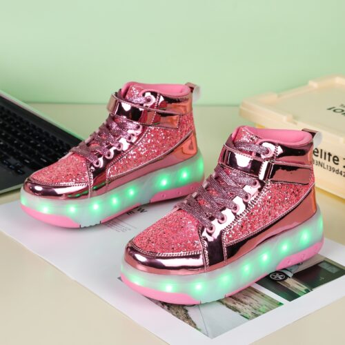 product-fancy-d1431696-5db7-41ab-9bd6-b6d7e44c575b Chaussures de sport lumineuses pour enfants, patins à roulettes
