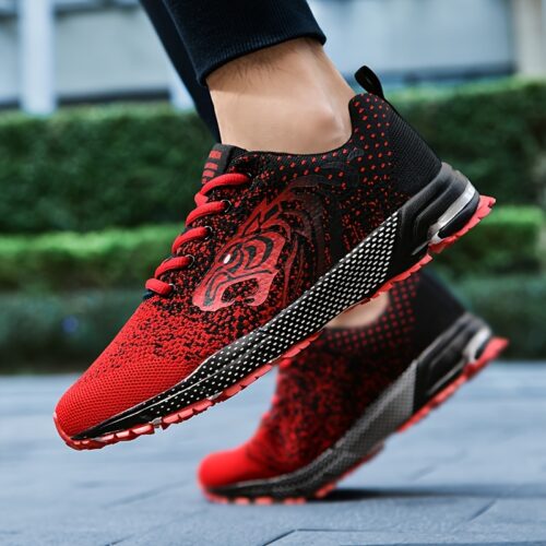 product-fancy-d2f855c6-6b5b-4cdb-9dbf-cfefd0590071 Chaussures Sport Mode Homme tissu Respirant avec Imprimé Animal