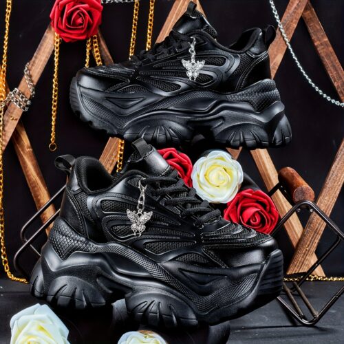 Chaussures de Sport pour Femmes avec Pendentif Papillon