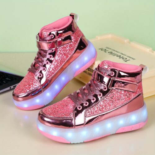 product-fancy-e60bfdf9-4ee8-4bfd-8e08-311b7da5901d Chaussures de sport lumineuses pour enfants, patins à roulettes