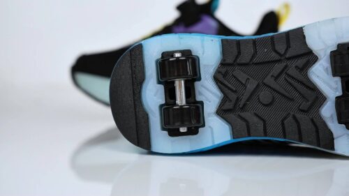 Chaussures de Skate Basses pour Garçons à Roulettes Réglables