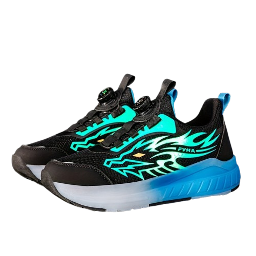 Chaussures de patin à 4 roues pour garçons avec roues amovibles