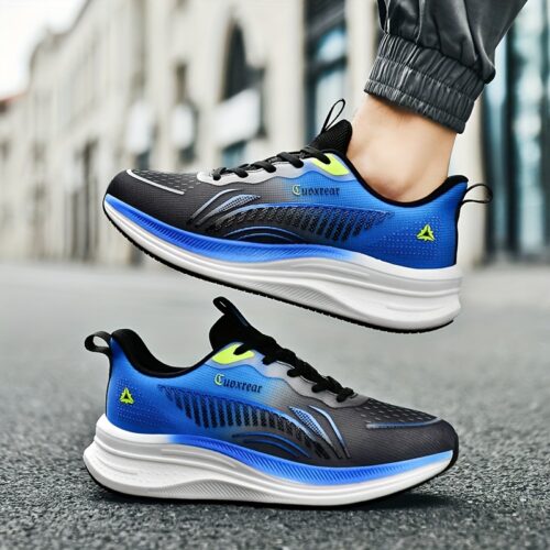 Chaussures Tressées Trendy et Cool pour Hommes, Chaussures de Course