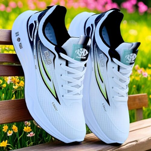 Baskets décontractées de course respirantes en maille pour homme