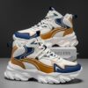 Chaussures de Sport Hautes pour Hommes, décontractées à Semelle Épaisse et Montantes