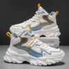 Chaussures de Sport Hautes pour Hommes, décontractées à Semelle Épaisse et Montantes