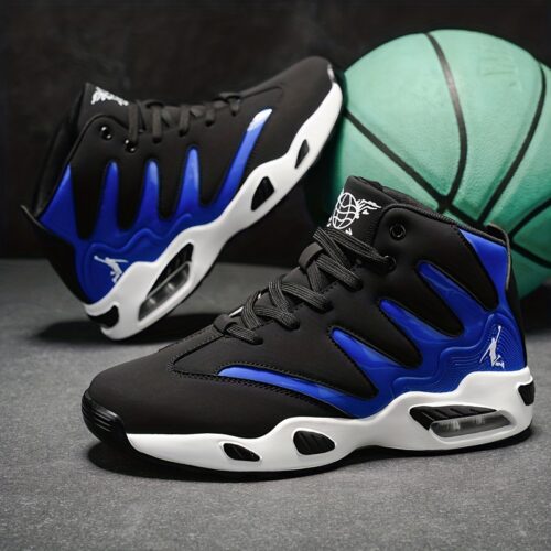Chaussures de basketball montantes pour hommes - Robustes et stables