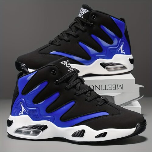 Chaussures de basketball montantes pour hommes - Robustes et stables