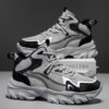 Chaussures de Sport Hautes pour Hommes, décontractées à Semelle Épaisse et Montantes