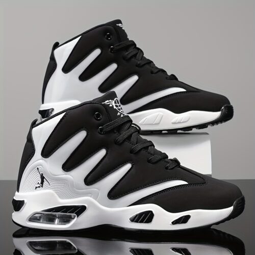Chaussures de basketball montantes pour hommes - Robustes et stables