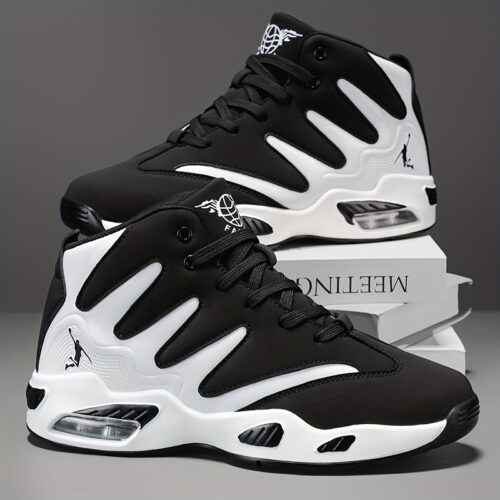 Chaussures de basketball montantes pour hommes - Robustes et stables