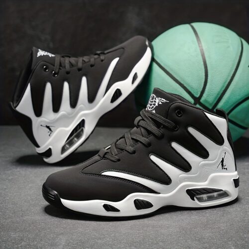 Chaussures de basketball montantes pour hommes - Robustes et stables