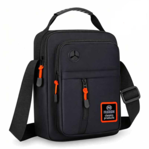 Sac à Main & Bandoulière Urbain pour Homme  Organisation optimale : Ses multiples poches compartimentées accueillent facilement tous vos essentiels (portefeuille, clés, mini-tablette, etc.).