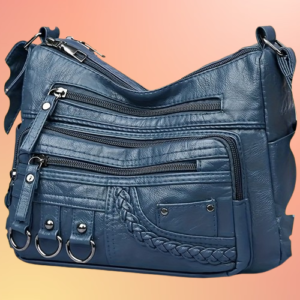 Sac Bandoulière Souple et Tendance – Grande Capacité, Multi-Poches et Finitions Tressées (Sangle Réglable).Alliez style et praticité avec ce sac bandoulière souple au design résolument moderne.