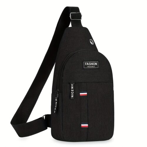 Sac bandoulière croisé pour homme et garçon. Léger, tendance et décontracté en nylon résistant.