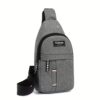 Sac à dos de randonnée et de voyage unisexe, léger et élégant. Conçu pour une épaule (bandoulière), il offre un espace de rangement pratique et neutre.
