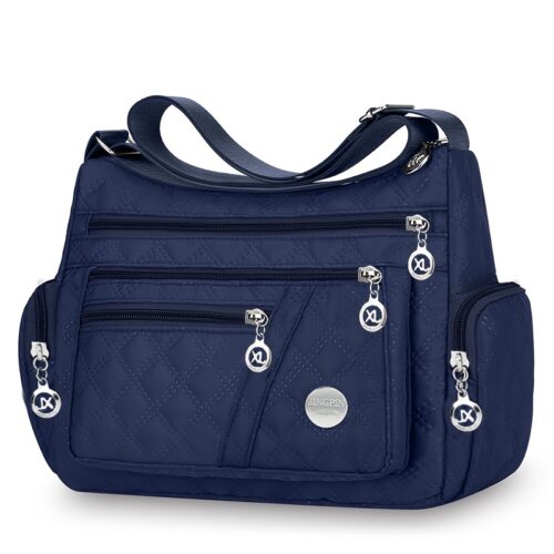 Sac Bandoulière Carré Unisexe en Tissu Oxford Alliez style et praticité avec ce sac à épaule unique grand format, conçu pour les hommes et les femmes.