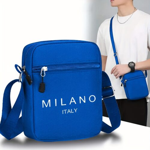 Sac à Poitrine Multifonctionnel "Milan" Design italien branché : Un imprimé unique au style résolument moderne, idéal pour les adolescents