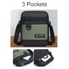 Cette pochette bandoulière pour homme est conçue pour offrir une solution de rangement compacte, pratique et polyvalente au quotidien.
