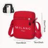Sac à Poitrine Multifonctionnel "Milan" Design italien branché : Un imprimé unique au style résolument moderne, idéal pour les adolescents