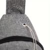 Sac à dos de randonnée et de voyage unisexe, léger et élégant. Conçu pour une épaule (bandoulière), il offre un espace de rangement pratique et neutre.