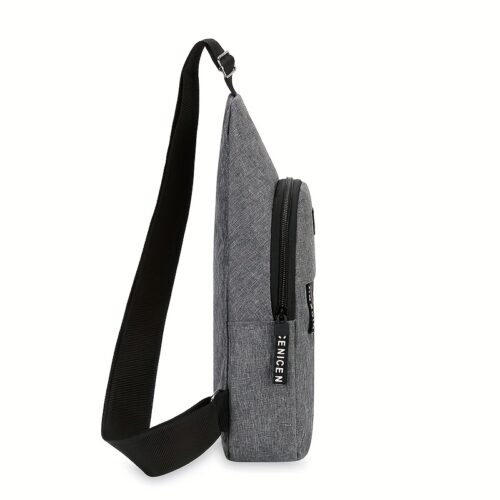 Sac bandoulière croisé pour homme et garçon. Léger, tendance et décontracté en nylon résistant.