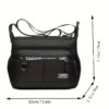 Sac bandoulière de poitrine pour homme, grande capacité et multi-compartiments. Pratique avec ses poches latérales, il est parfait pour le voyage et le plein air.