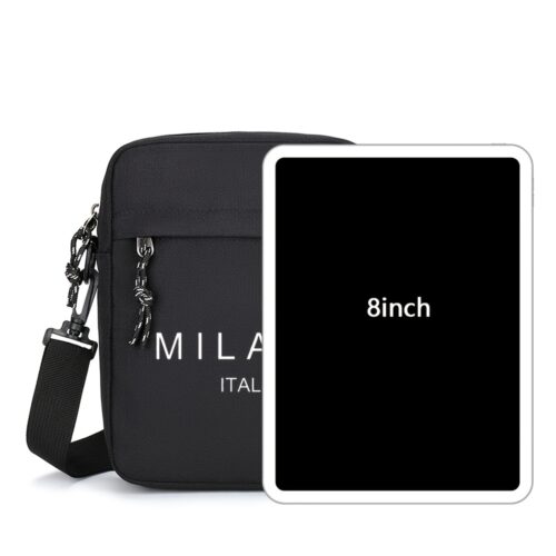 Sac bandoulière homme grand format en Oxford – Tendance, vertical et pratique au quotidien.