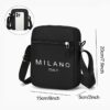 Sac à Poitrine Multifonctionnel "Milan" Design italien branché : Un imprimé unique au style résolument moderne, idéal pour les adolescents