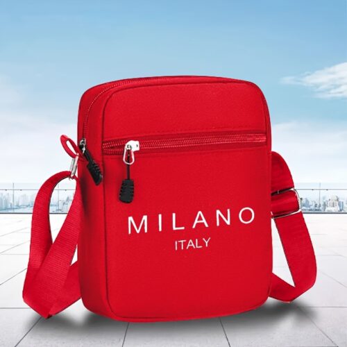 Sac à Poitrine Multifonctionnel "Milan" Design italien branché : Un imprimé unique au style résolument moderne, idéal pour les adolescents