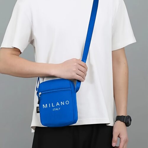 Sac à Poitrine Multifonctionnel "Milan" Design italien branché : Un imprimé unique au style résolument moderne, idéal pour les adolescents