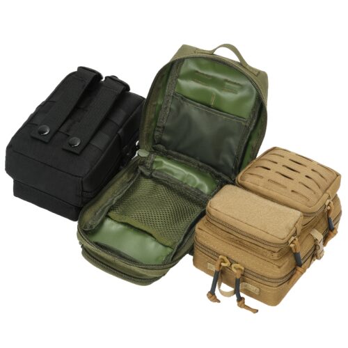 Restez organisé et gardez les mains libres lors de vos aventures en plein air. Ce sac de cheville tactique (système MOLLE/EDC) est conçu en nylon ultra-résistant.