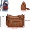 Sac Bandoulière Rétro pour Femme Laissez-vous séduire par ce nouveau sac à bandoulière au charme rétro irrésistible, pensé pour sublimer toutes vos tenues avec une touche d'élégance intemporelle.