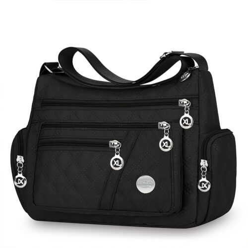 Sac Bandoulière Carré Unisexe en Tissu Oxford Alliez style et praticité avec ce sac à épaule unique grand format, conçu pour les hommes et les femmes.