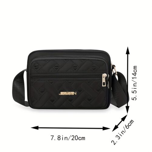 Sac bandoulière léger et décontracté pour le sport et le voyage (sens d'ouverture du zip aléatoire).