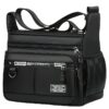 Sac bandoulière de poitrine pour homme, grande capacité et multi-compartiments. Pratique avec ses poches latérales, il est parfait pour le voyage et le plein air.
