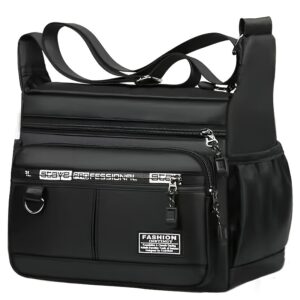 Sac bandoulière de poitrine pour homme, grande capacité et multi-compartiments. Pratique avec ses poches latérales, il est parfait pour le voyage et le plein air.