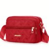 Sac bandoulière léger et décontracté pour le sport et le voyage (sens d'ouverture du zip aléatoire).