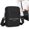 Sac bandoulière homme grand format en Oxford – Tendance, vertical et pratique au quotidien.